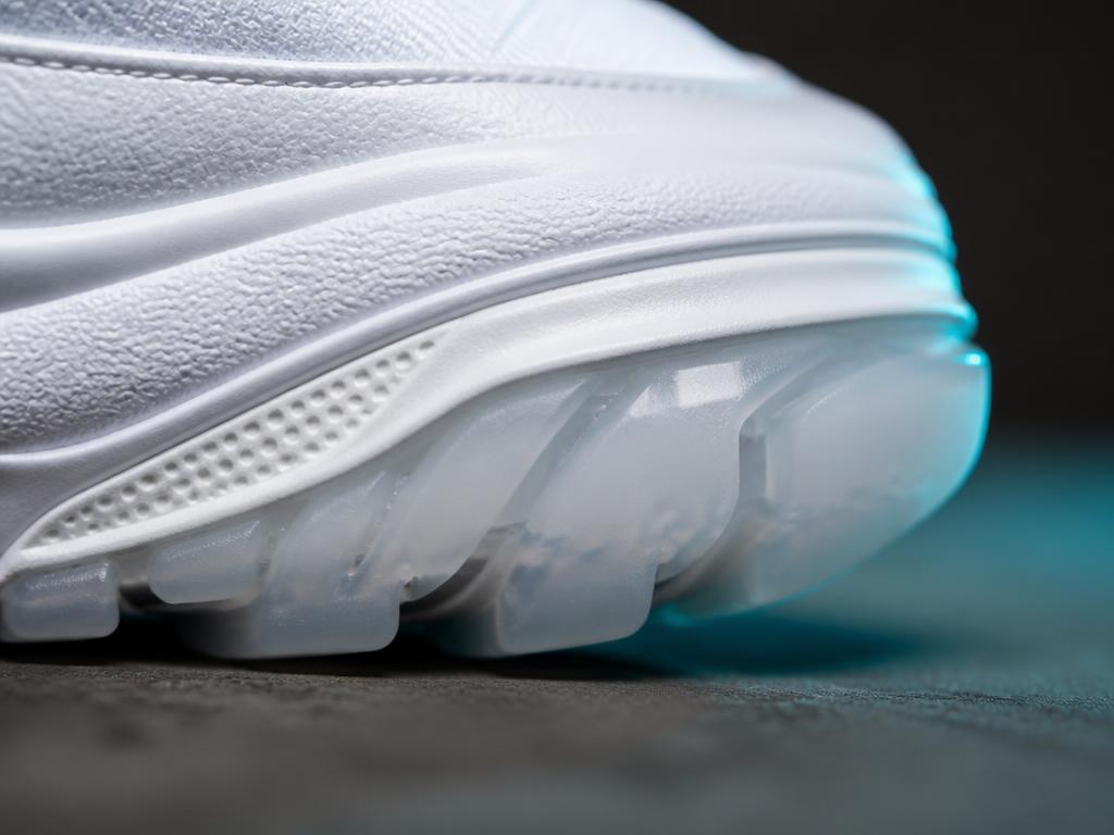 Oxidised midsole & icy sole after HI-SAVVY midsole unyellowing